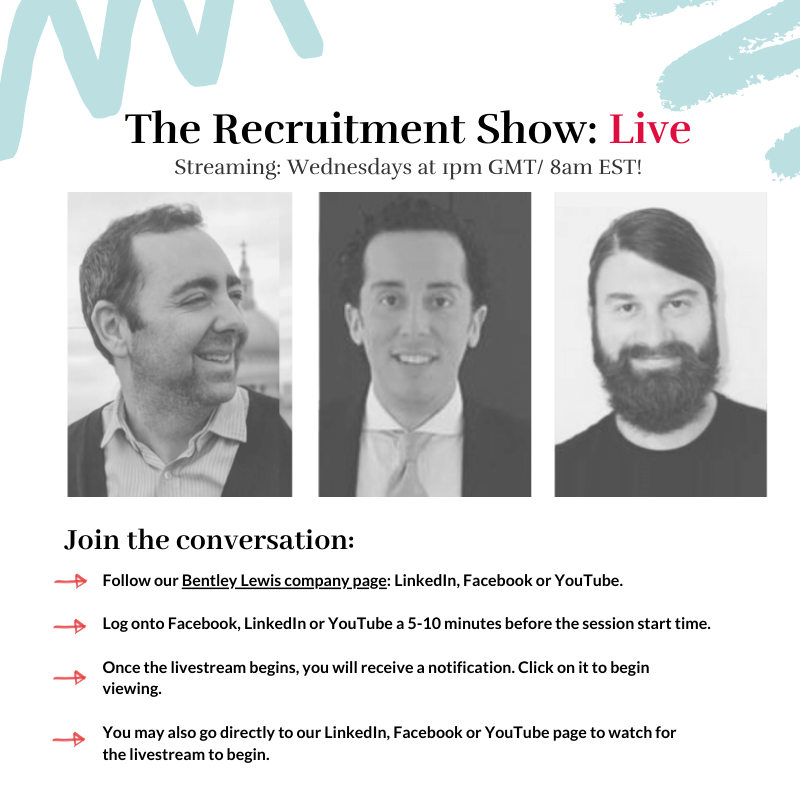 bentleylewis's tweet photo. @lewismaleh and @AldoBinmadhi will be speaking with @GlennNetworks on The #Recruitment Show: Live, this Wednesday at 1pm GMT, to talk about:
> #virtualhiring
> the #candidateexperience
> how the #interviewprocesses could look like in the future
Join the conversation! https://t.co/jmajMndggl