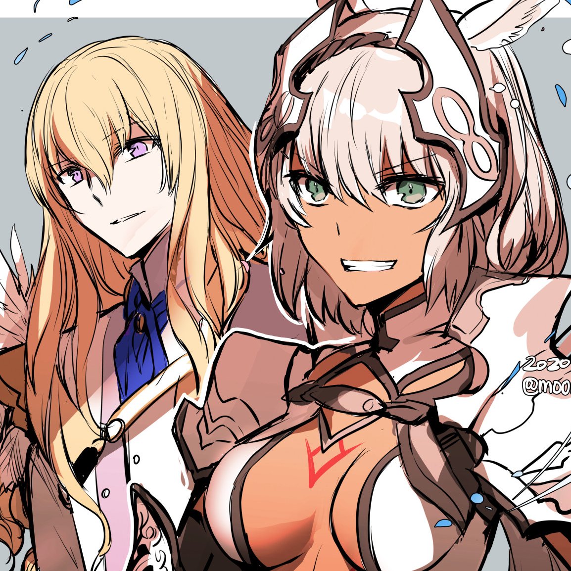 カイニス(Fate) 「カイニスとキリシュタリア様。 」|rioka⭐️5月コミティアとコミ1のイラスト