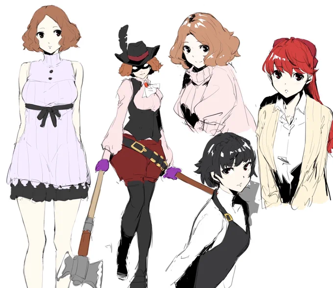 ちょっと絵柄を変えてみた落書き 