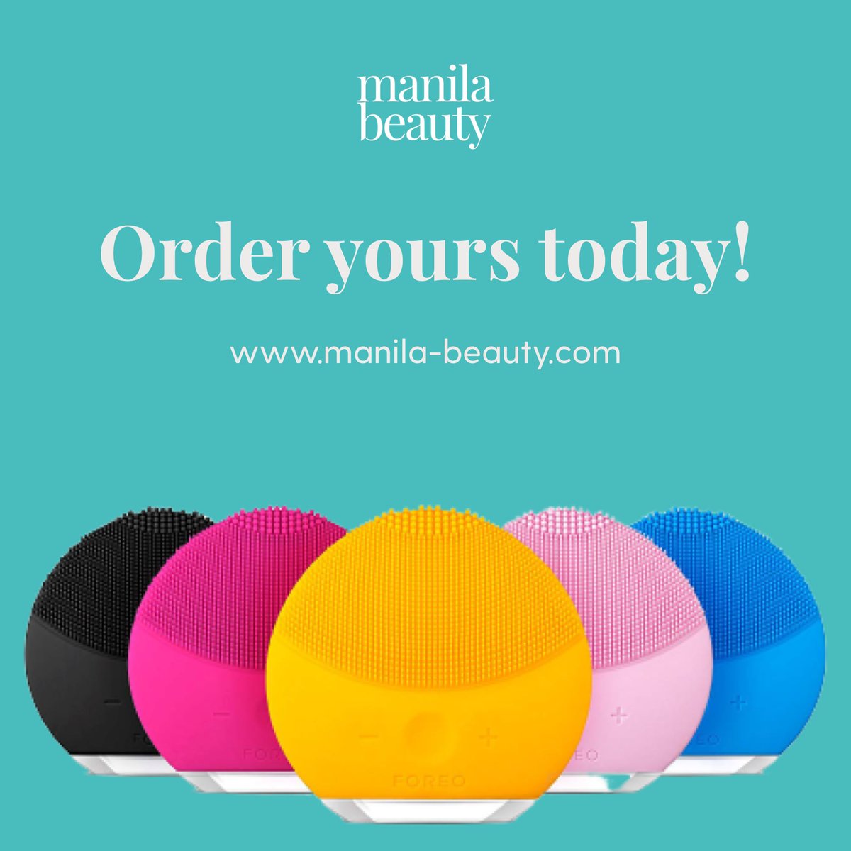 ManilaBeautyco's tweet photo. Foreo silicone face brush with facial cleansing, suitable for all skin types. Tones your facial muscle and relieves tension.

Order yours today https://t.co/RbexFNe2Lw https://t.co/AqWBxw6xJD