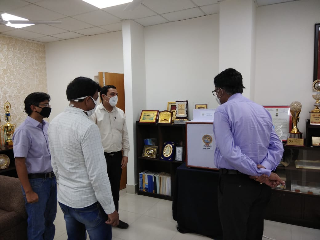 MNNITALLD's tweet photo. As a part of social responsibility Viralyser developed by MNNIT Allahabad "Design Innovation Centre" has been donated to the following :-

• Office of District Magistrate, Prayagraj, U.P
• Superintendent of police ( Vigilance), Prayagraj, U.P https://t.co/PZ7Drm1bz5