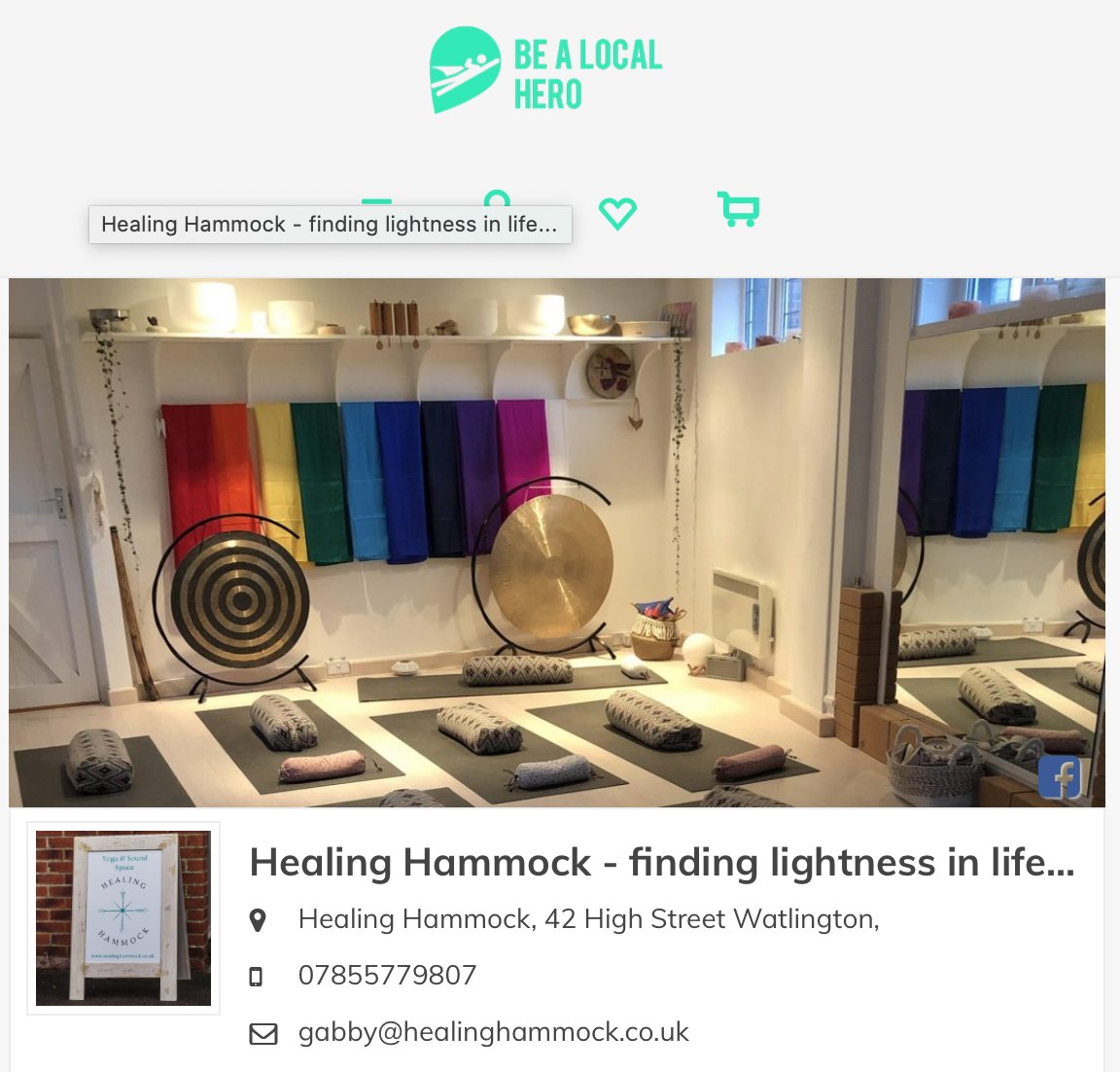 BeALocalHeroUK's tweet photo. Calling all Local Heroes!

@healinghammock, Watlington, this yoga &amp; sound space welcomes everyone for their mental and physical wellness. 

Join their daily #Lockdown  online wellness community!

#BeALocalHero - buy a voucher to support them today!

👉https://t.co/NGNf21gn2u https://t.co/nZUSRp9dwS