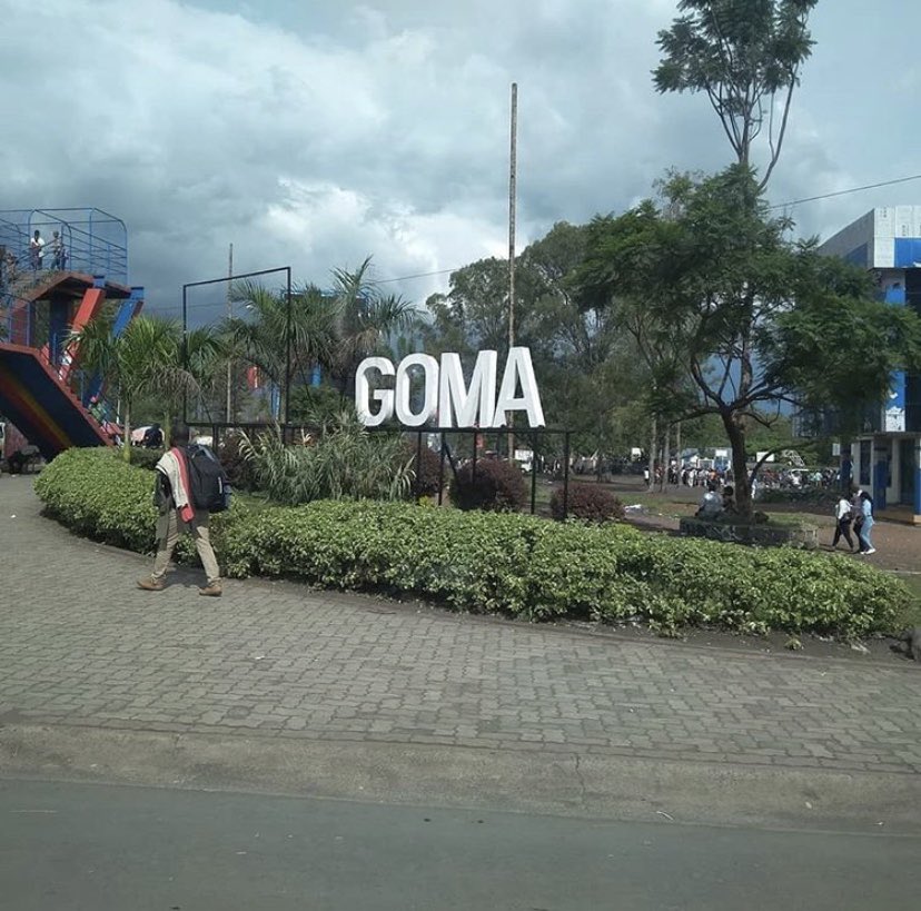 Goma et son volcan Nyiragongo.