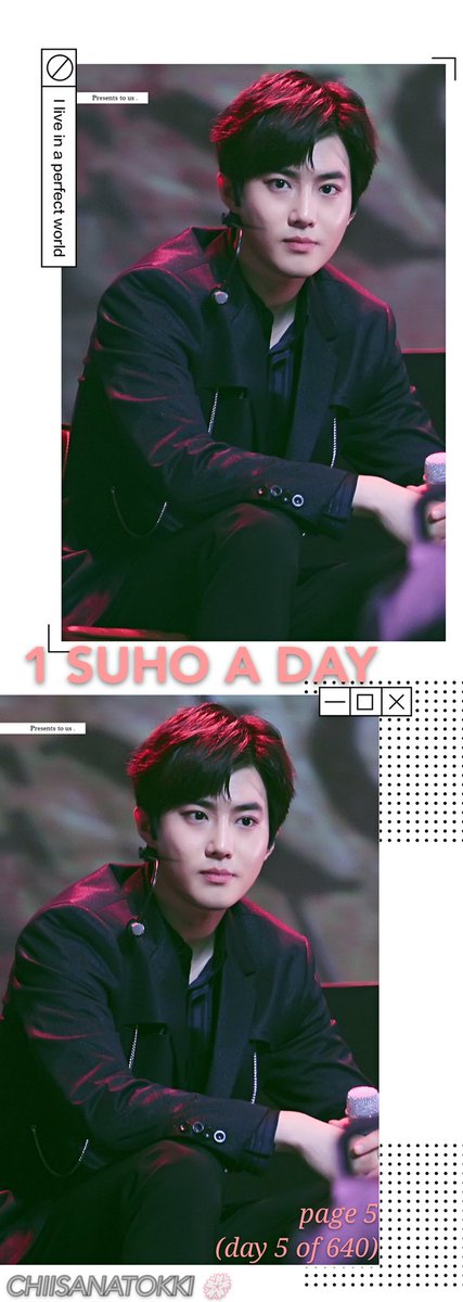 [ 𝙿𝚊𝚐𝚎 𝟻 𝚘𝚏 𝟼𝟺𝟶 ]Kim Junmyeon, the Company Leader!  It truly proves that once you hear his name, the word 'leader' comes after that.Positive influence as he is!  #수호  #SUHO  #준면  #김준면  #スホ  #金俊勉  #LetsMeetAgain_SUHO  #준면이_기다리는시간도_행복해