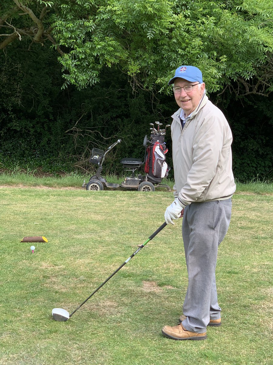 Sporting royalty back out on the course today. An absolute pleasure to play with Mr Jarman and still knocking it round in great style! #HenburyDoesGolf