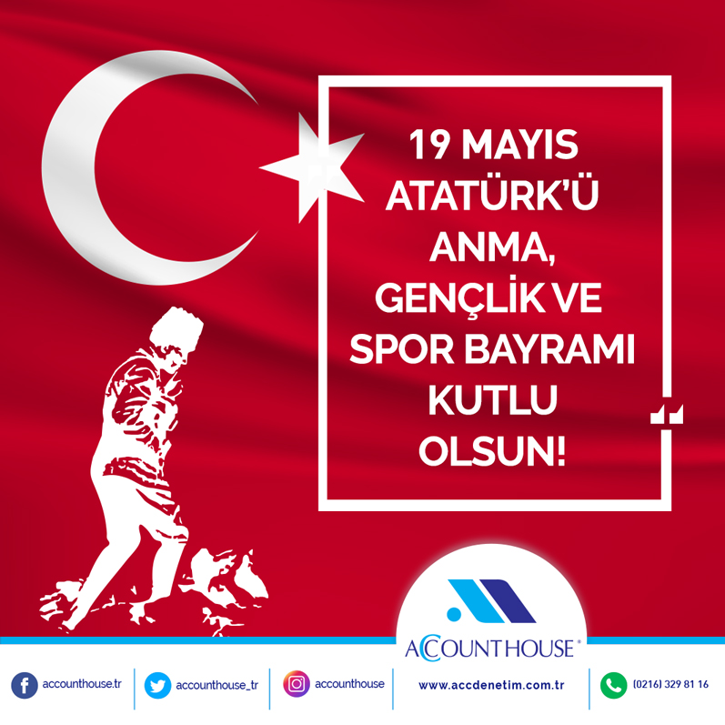accounthouse_tr's tweet photo. 19 Mayıs Atatürk'ü Anma, Gençlik ve Spor Bayramı Kutlu Olsun.
https://t.co/ihb6YOOssm
#19mayıs #19mayısatatürküanmagençlikvesporbayramı #accdenetim #atatürk #samsun #millimücadele #accounthouse https://t.co/5AYJYdWBZQ