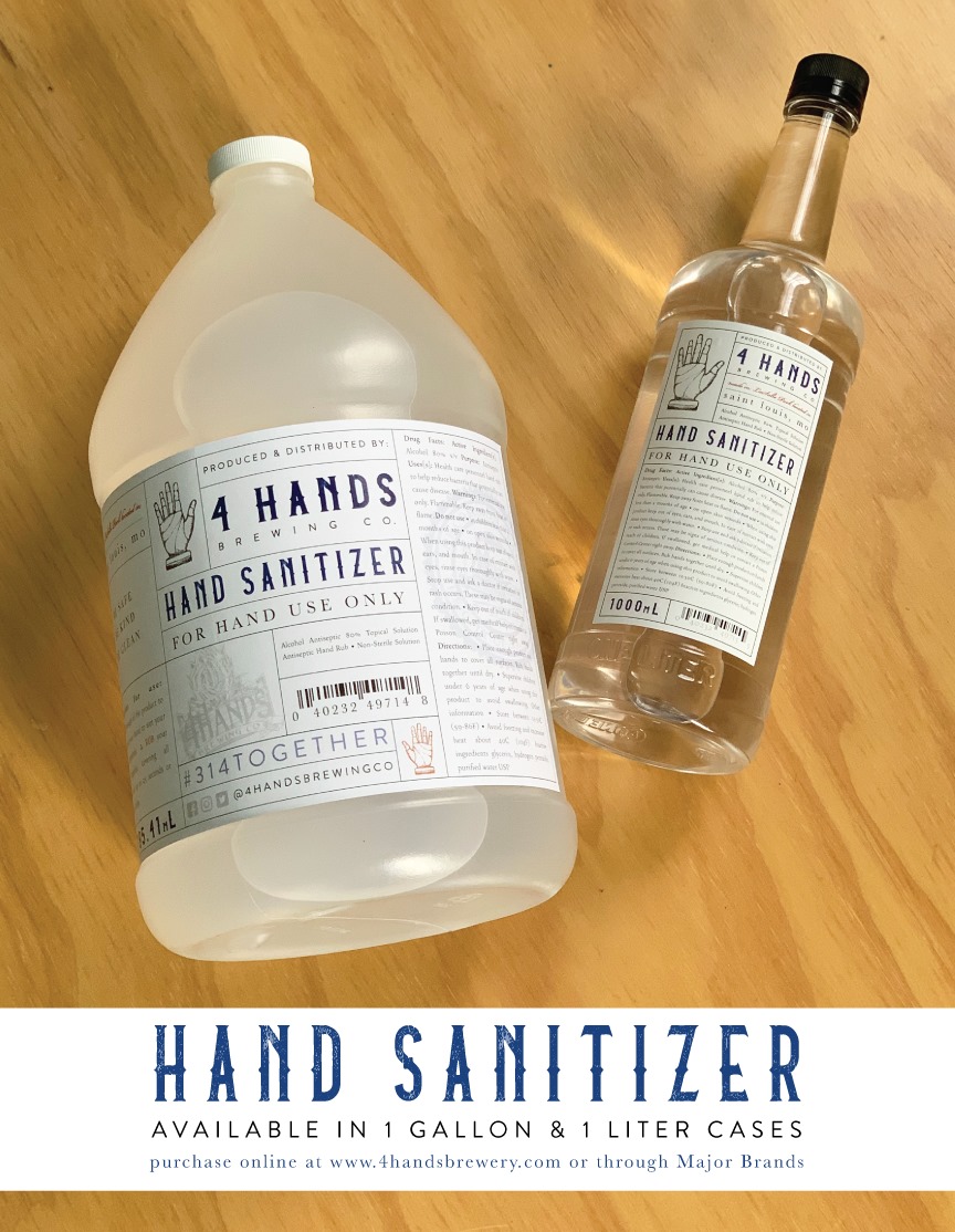 If you run a business in Missouri that holds a liquor license and has a @MajorBrandsMO account, you can now order cases of our hand sanitizer directly from your Major Brands sales rep. If not, you can order online for curbside pickup at the brewery: 1234handstogo.square.site/s/order#8