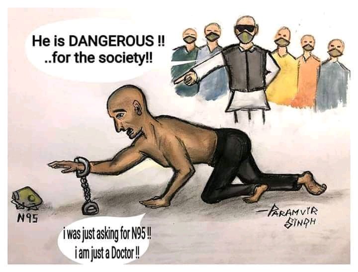 "Jis daur main jeena mushkil ho us daur main jeena lazim hai"
#Wakeup_IMA
#Justice_for_DrSudhakar