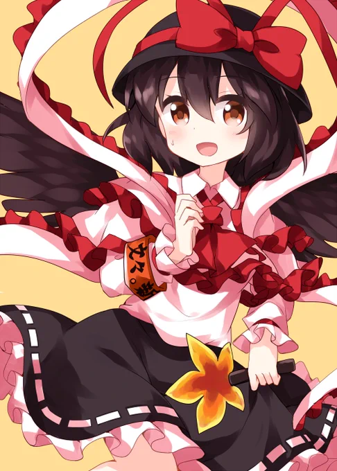 #深夜の真剣お絵描き60分一本勝負 射命丸文 