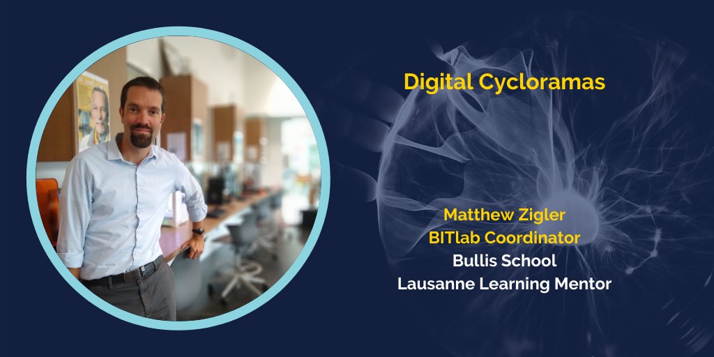 LausanneLearn's tweet image. We're still accepting proposals (due 6/1!), but wanted to share part of our #TeachTech presenter lineup today! First up is @BullisBITlab from @BullisSchool, leading a workshop on #cycloramas! Check out his session, propose your own, &amp;amp; register here! --&amp;gt; buff.ly/2Y9Oc0z