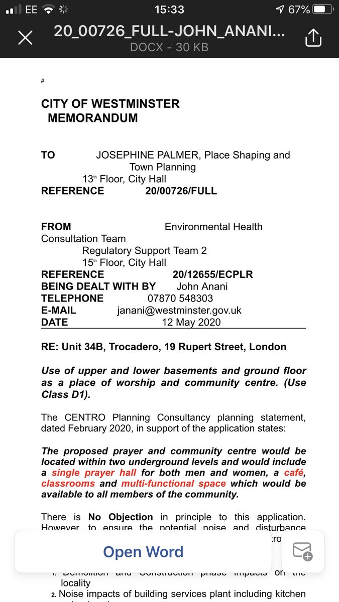 addmoreChillies's tweet image. #islamification #muslimtakeover #secretplanning #londonistan secret planning notice for a 1000 capacity mosque 🕌 in the Trocadero, Soho, London, Closes tomorrow @TOMMORBRITISH1 #britainfirst #nigelfarage #farage #nomoremosques