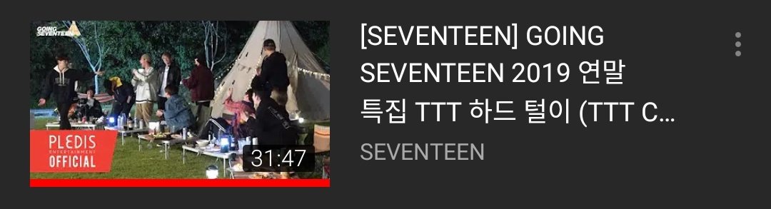 D-8 favourite going seventeen episode:this was easy, my fav ep is gose 2019 TTT compilation :D (this isnt even an official ep, its a special extra footage vid they released lol) when i watched this i could not stop laughing and i still laugh so so hard everytime i rewatch it 