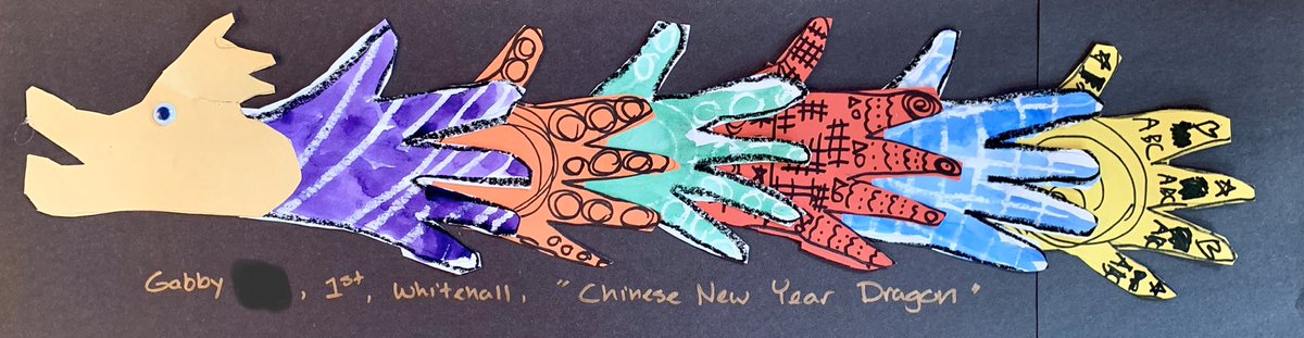WhitehallART's tweet photo. First grade worked so hard on their Chinese New Year Dragons! @WhitehallNASD #nasdproud https://t.co/Mm7hIF57gP