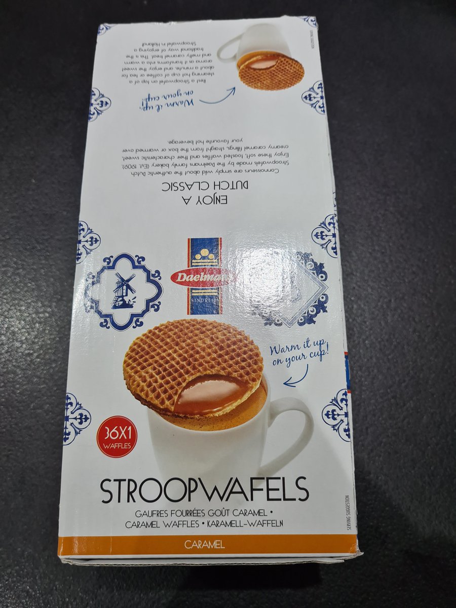 When you've been craving Stroopwafels but everyone is in lockdown. Amazon save the day. #CoffeeAndWaffles
