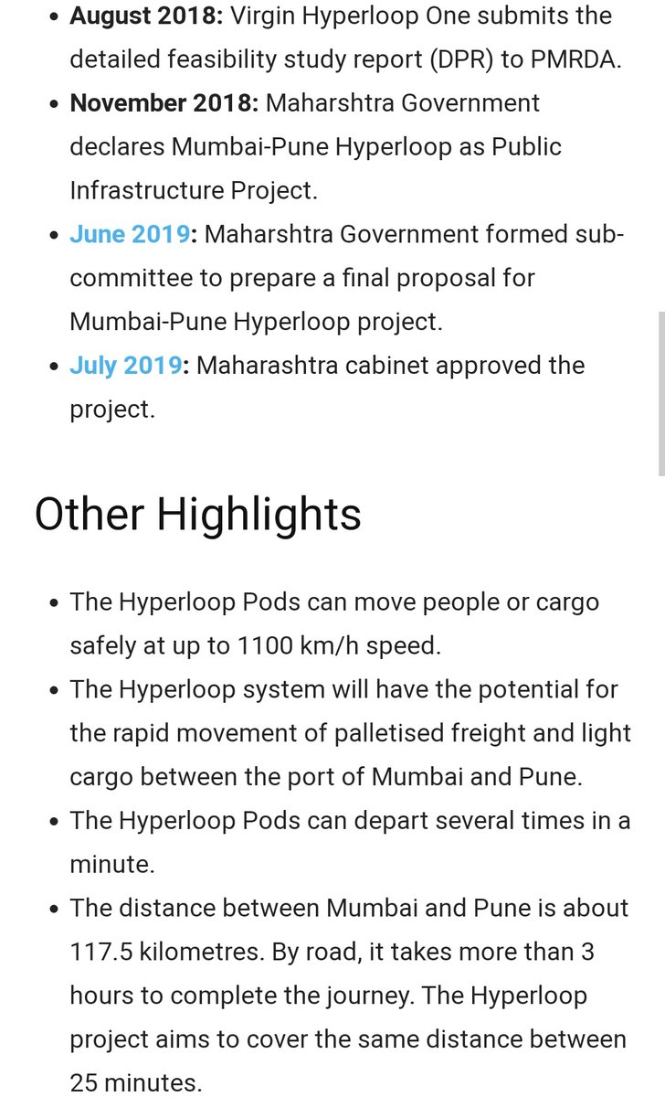 HYPERLOOP Present Scenario : Stayed