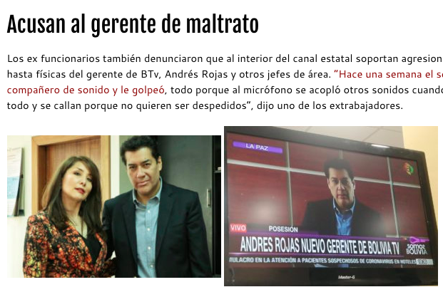 Anittamar's tweet photo. #Fuera_Unitel
#BoliviaEnDictadura
#EleccionesYa
Denuncian ....Abuso de poder agresiones físicas y verbales! #FueraUnitel https://t.co/6nmn8pyM2W