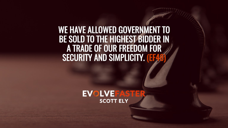_scottely's tweet photo. (EF48) On Sale: We have allowed the government to be sold to the highest bidder in the trade of our freedom for security and simplicity.

https://t.co/uhOXrUomQ7

#freedom #government #quotes #security https://t.co/OzOCtzZ1y4