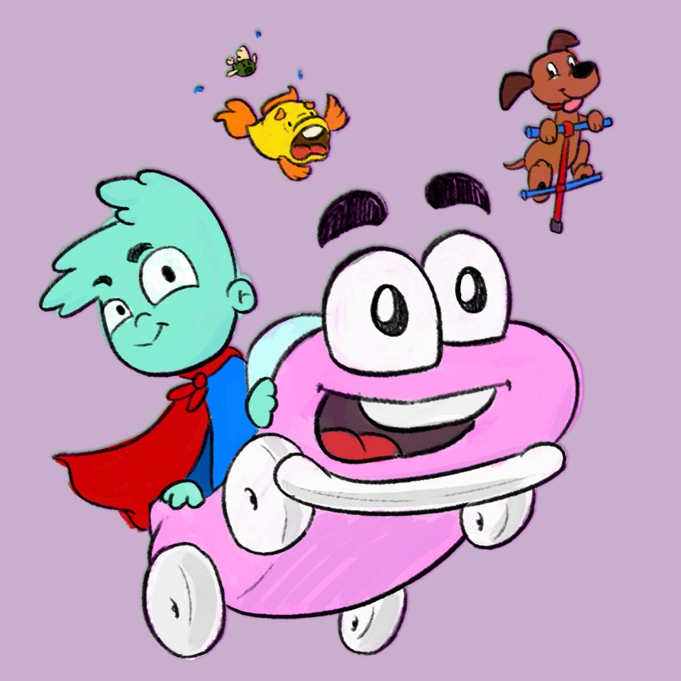 JoeyAnimation's tweet image. rollin' up w/ the squad like