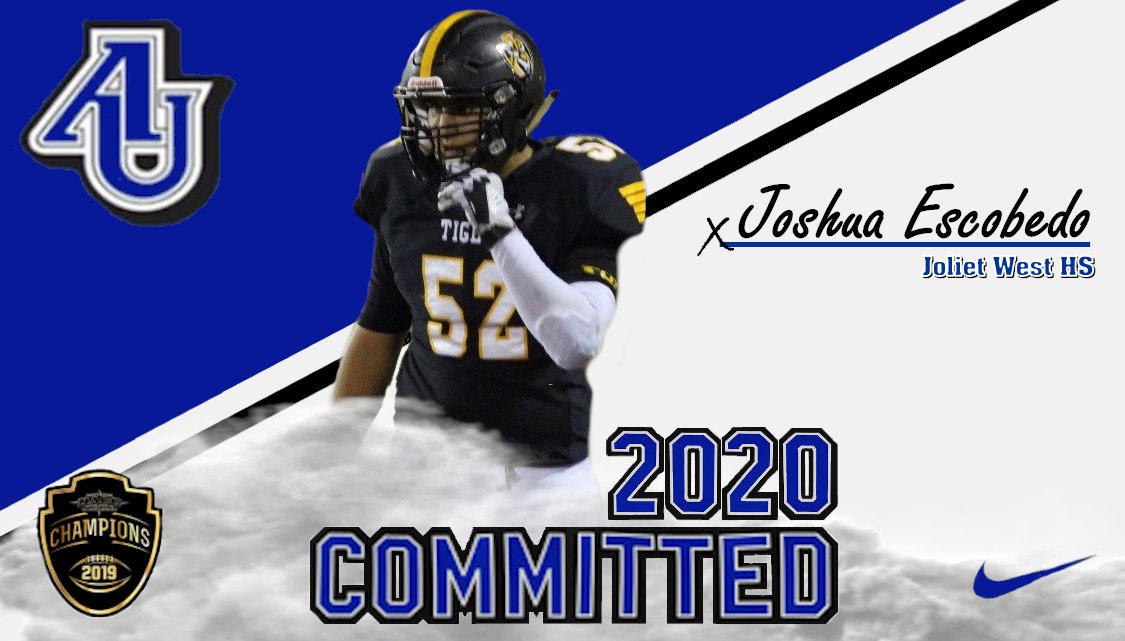 AU_SpartanFB's tweet photo. Spartan Fans, we are excited to welcome @Joshuaescobed63 from @jtwestfootball to the Aurora Football Family. Be sure to follow his journey the next four years as he continues to develop as a student, athlete, and person. #WeAreOneAU https://t.co/uxTqvS9VVq