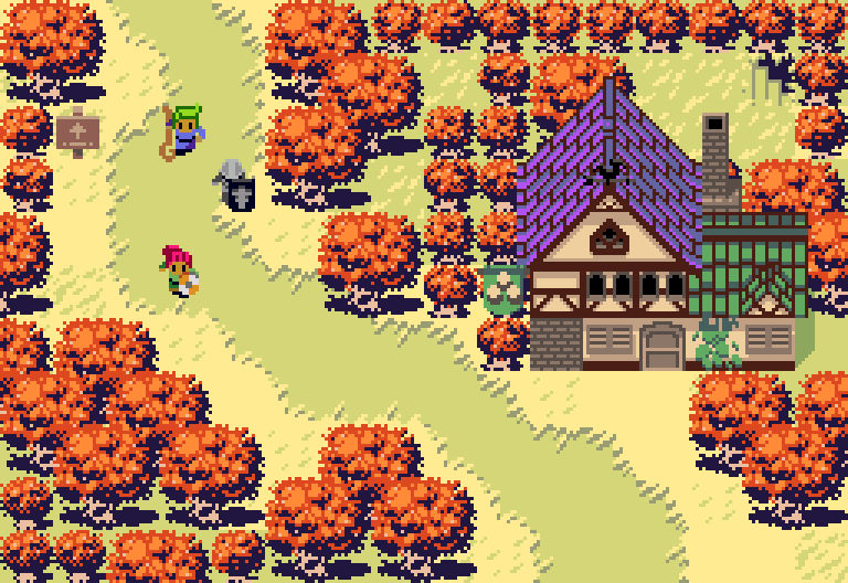 LUNARSIGNALS's tweet photo. Forest path

#pixelart #tiled #notzelda https://t.co/KmMNzEkqSi