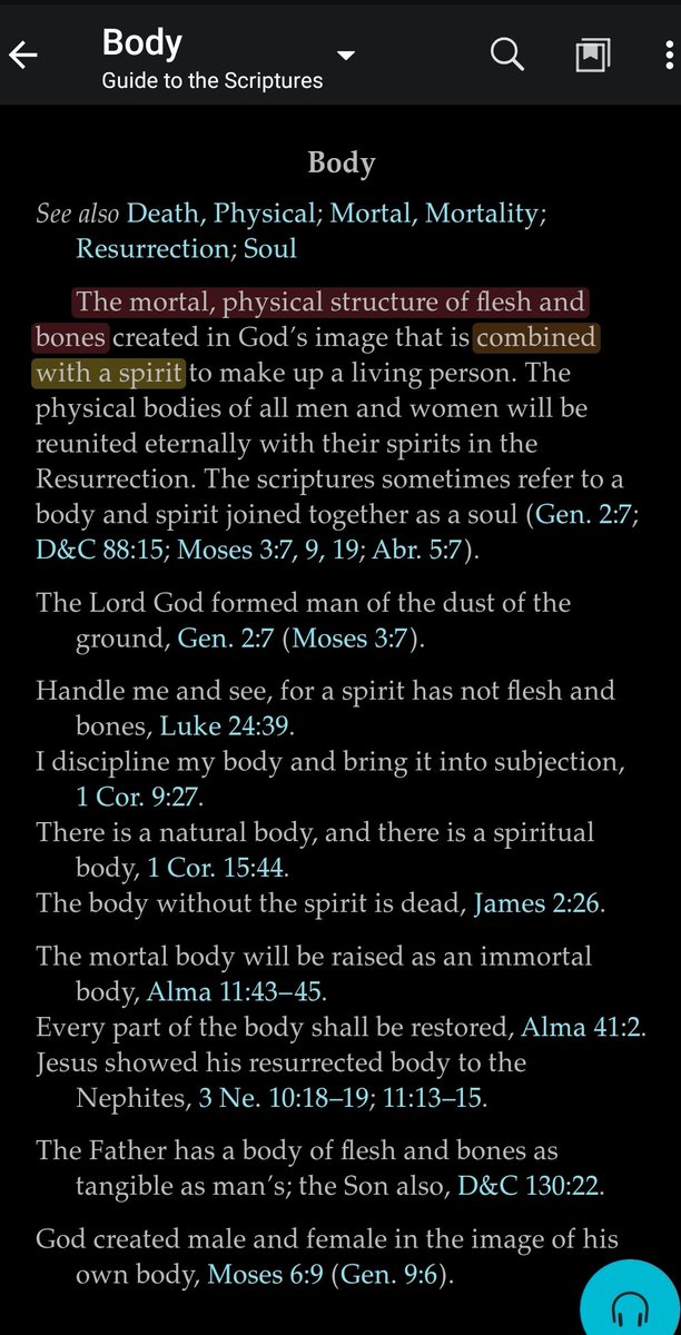 Here's where this thread takes a fast acceleration. There are two frames within the flesh. A spirit body and a temporal[natural] body. The Restored Gospel is materialistic. Not in idolatry - but in philosophy. We do not believe in immaterial matter - spirit IS matter.