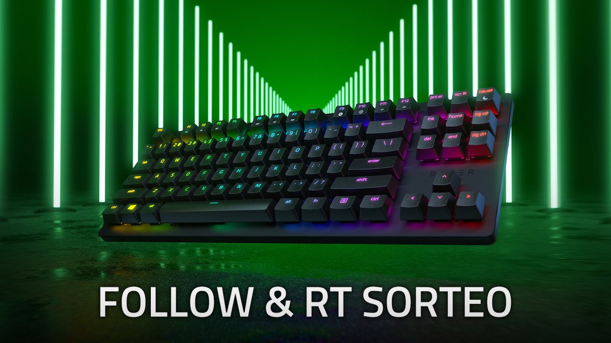 R Λ Z Ξ R 🇪🇸 (@razeres) on Twitter photo 🐍 FOLLOW & RT #Sorteo
¿Quién quiere llevarse a casa este Razer Huntsman Tournament Edition? 😏
Sigue estos dos pasos para participar:
✅ Follow <a href="/RazerES/">R Λ Z Ξ R 🇪🇸</a>
🔁 RT a este tweet
¡Mucha suerte! 🍀
Válido hasta el 22.05.2020 a las 23:59hr. 🐍 FOLLOW & RT #Sorteo
¿Quién quiere llevarse a casa este Razer Huntsman Tournament Edition? 😏
Sigue estos dos pasos para participar:
✅ Follow <a href="/RazerES/">R Λ Z Ξ R 🇪🇸</a>
🔁 RT a este tweet
¡Mucha suerte! 🍀
Válido hasta el 22.05.2020 a las 23:59hr.