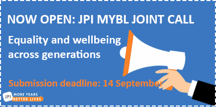 jpimybl's tweet photo. ๐Now open: joint call for proposals on Equality and Wellbeing across Generations ๐We accept proposals until 17:00 CEST September 14 2020.
Participating countries: ๐ฆ๐น๐ง๐ช๐จ๐ฆ๐ซ๐ฎ๐ซ๐ท๐ฉ๐ช๐ฑ๐ป๐ณ๐ด๐ช๐ธ๐ธ๐ช๐ฌ๐ง
Learn more about the call and the full scope of our topics on: https://t.co/ot9HxSEzMJ https://t.co/VOFZ2clK1k