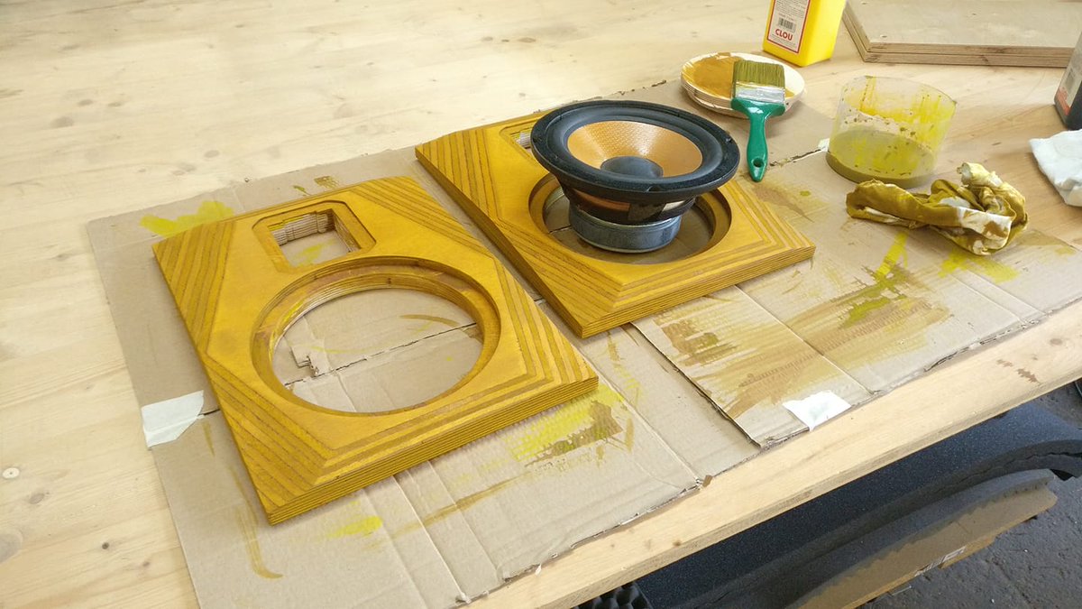 Jobst_Audio's tweet photo. Es wird langsam.... ;-)

#Monacor #schallwand #Fountek #DIY #Lautsprecherbau #abhöre #JobstAudio #Multiplex #Clou https://t.co/Ow2YfaxnSv