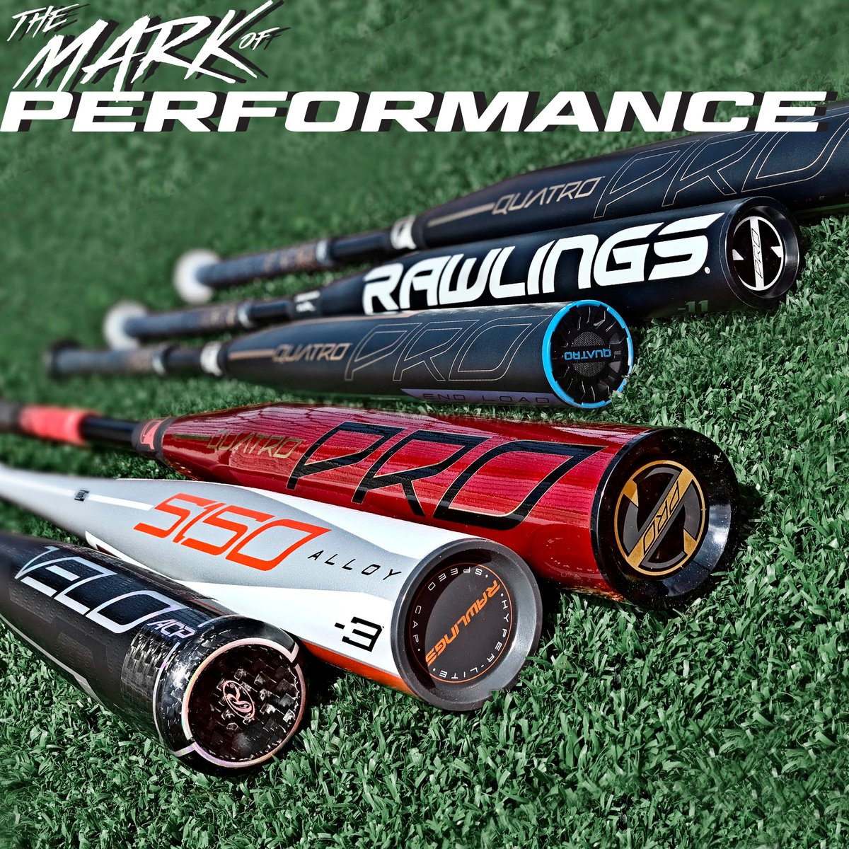 RawlingsSports's tweet photo. Make every at-bat count. Baseball or softball we have you covered. Shop our collection now! https://t.co/2ahD9pM4uS #TeamRawlings #QuatroPro #5150 #VeloACP #TheMarkOfPerformance https://t.co/EzuJxByCfZ