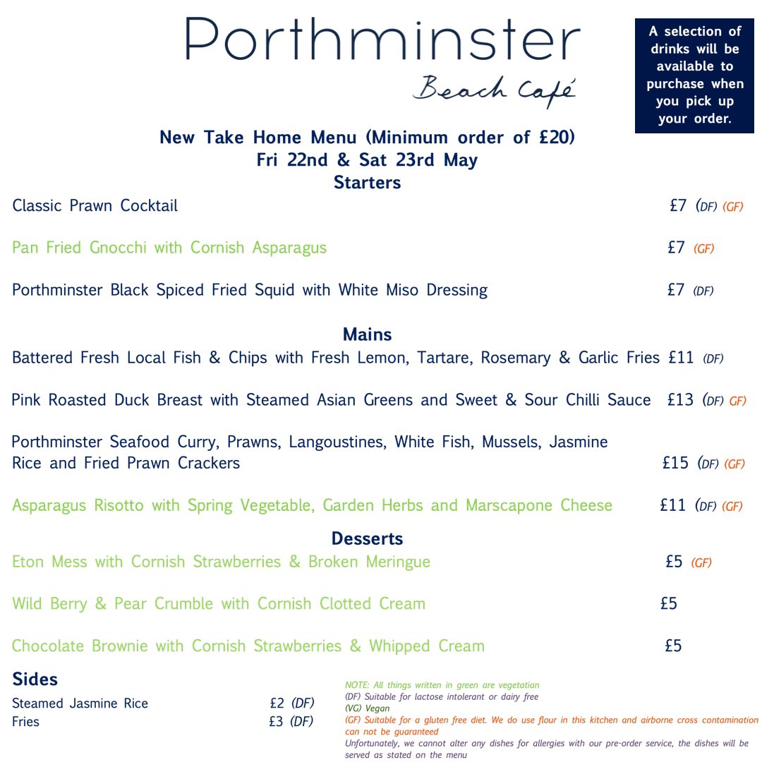 Our menu for this week