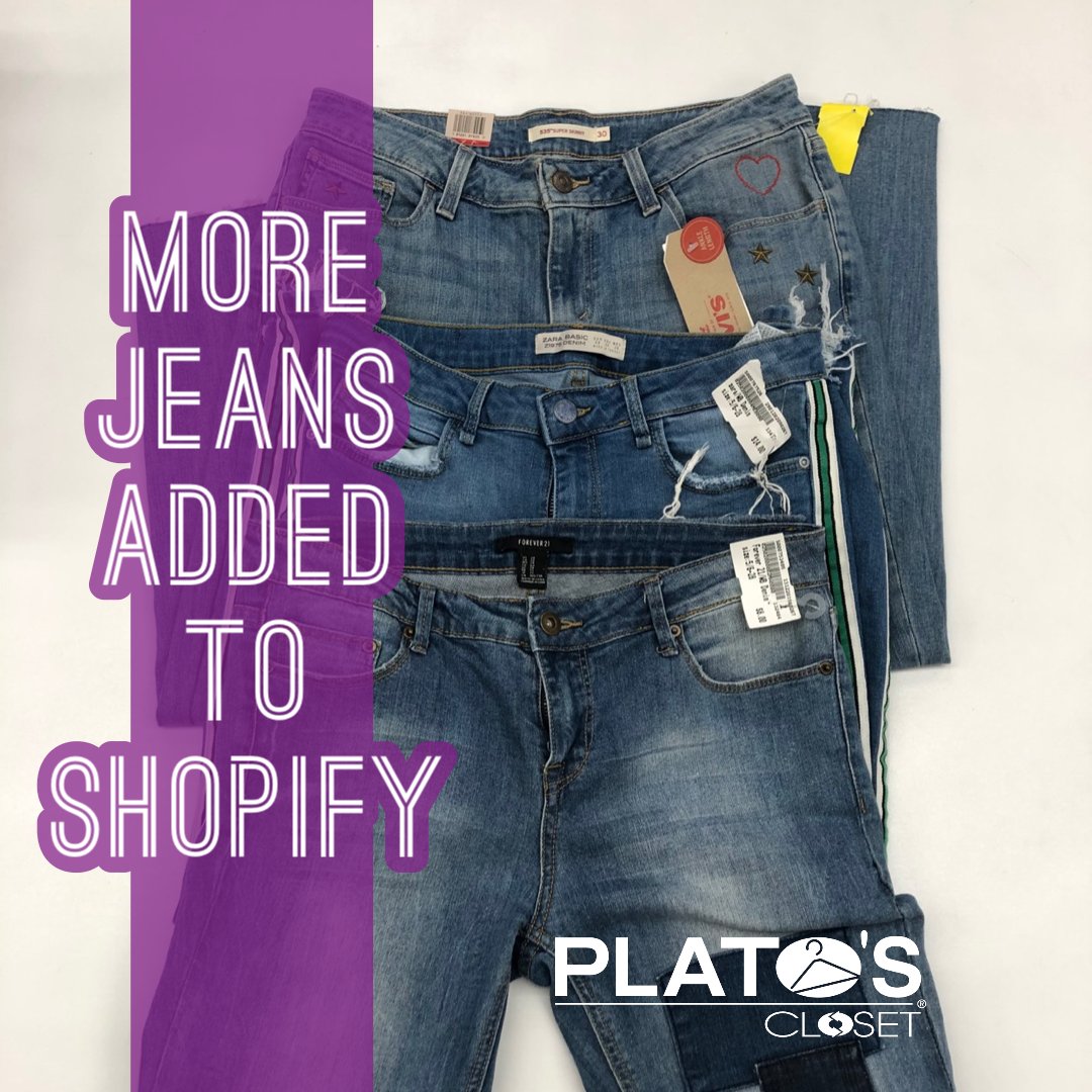 PlatosClosetRH's tweet photo. Shop online! Link in Bio! Curbside pickup this week 11-6pm. Order online today
#jeans #denim #shopify #orderonline #shoponline #designerdenim #resaledenim #momjeans #platosclosetrh #rhs #adamshighschool https://t.co/5eLzN7Tdnv