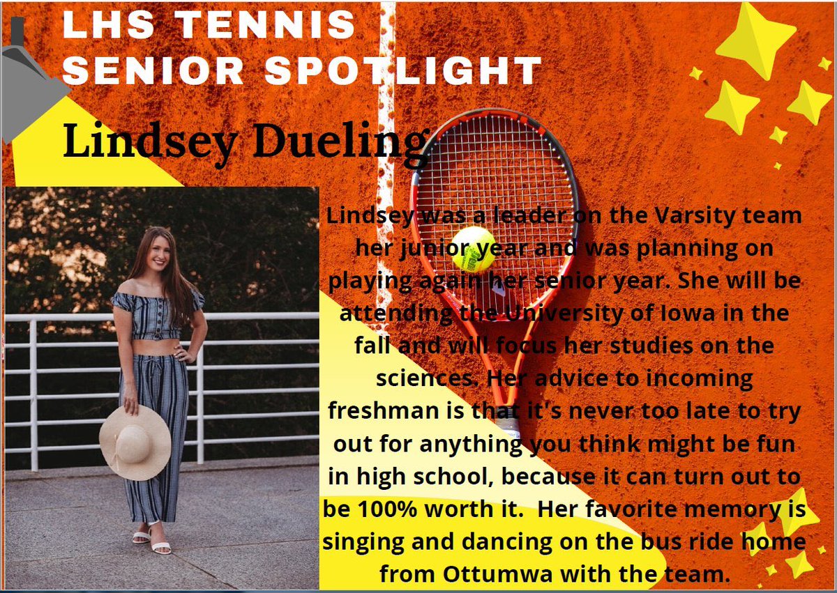 Senior Lindsey Dueling🎉