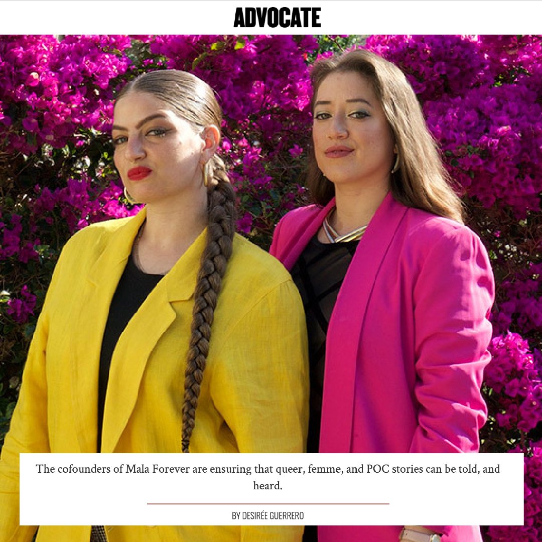 Thank you @theadvocatemag for speaking with us and celebrating our vision for a radical and inclusive future for media.

To our community, we are so grateful for you and what we are all building together as revolutionary media lovers and creators. We love you, and the work has ju