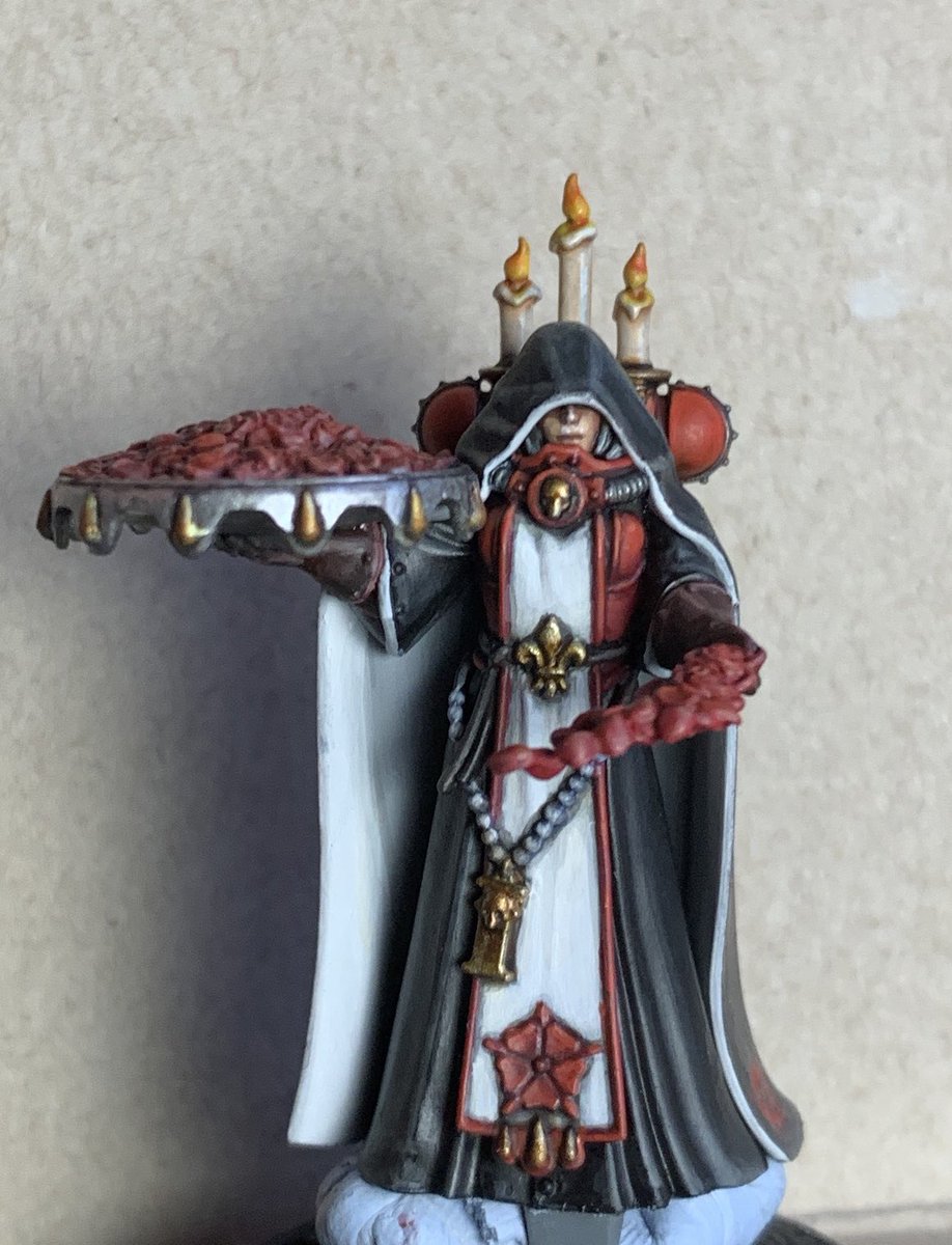 kieran_plastik's tweet photo. Finished #stMina today. Three to go! #warmongers #warhammercommunity #warhammer40k #paintingwarhammer #40k #triumphofsaintkatherine #sistersofbattle #adeptasororitas #paintingminiatures #miniaturepainting #commissionsopen #fiverr https://t.co/fYGKNO47fm