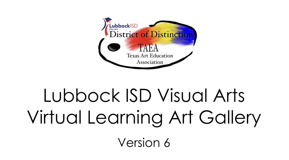 LISDFineArts's tweet photo. The last @LubbockISD Visual Arts Virtual Learning Art Gallery for this school year is here! Thank you to all of our amazing artists and art teachers for participating in the virtual art galleries these past few weeks. @LISDFineArts https://t.co/8wpUOLWBAp https://t.co/bLo1rNY2dB