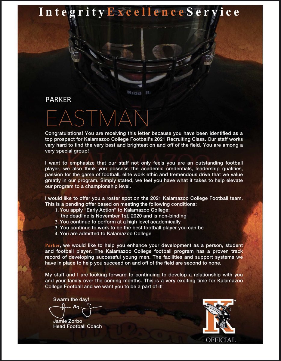 Blessed to receive my first offer! <a href="/CoachCWhitehead/">Clay Whitehead</a>