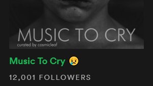cosmicleaflabel's tweet photo. #emotional #music with diversity in genres, we have reached 12k today :)
https://t.co/N42KEFYQQs
#spotify #playlists #cosmicleaf #musictocry #curators https://t.co/j09Rzn1AB9