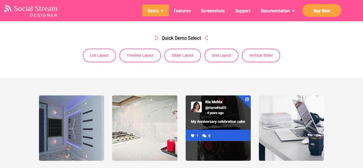 MichaelAmaral81's tweet image. Wondering! 🤨 how to #showcase your #Instagram feed on the website?
Try #SocialStreamDesigner WordPress plugin. It easily embeds your post with 🤩 eye-catchy layout. &amp;gt;&amp;gt; bit.ly/3beizK8

#SocialMedia #SocialStream #SocialMediaFeed #Post #Blog #WorPress #WordPressPlugin