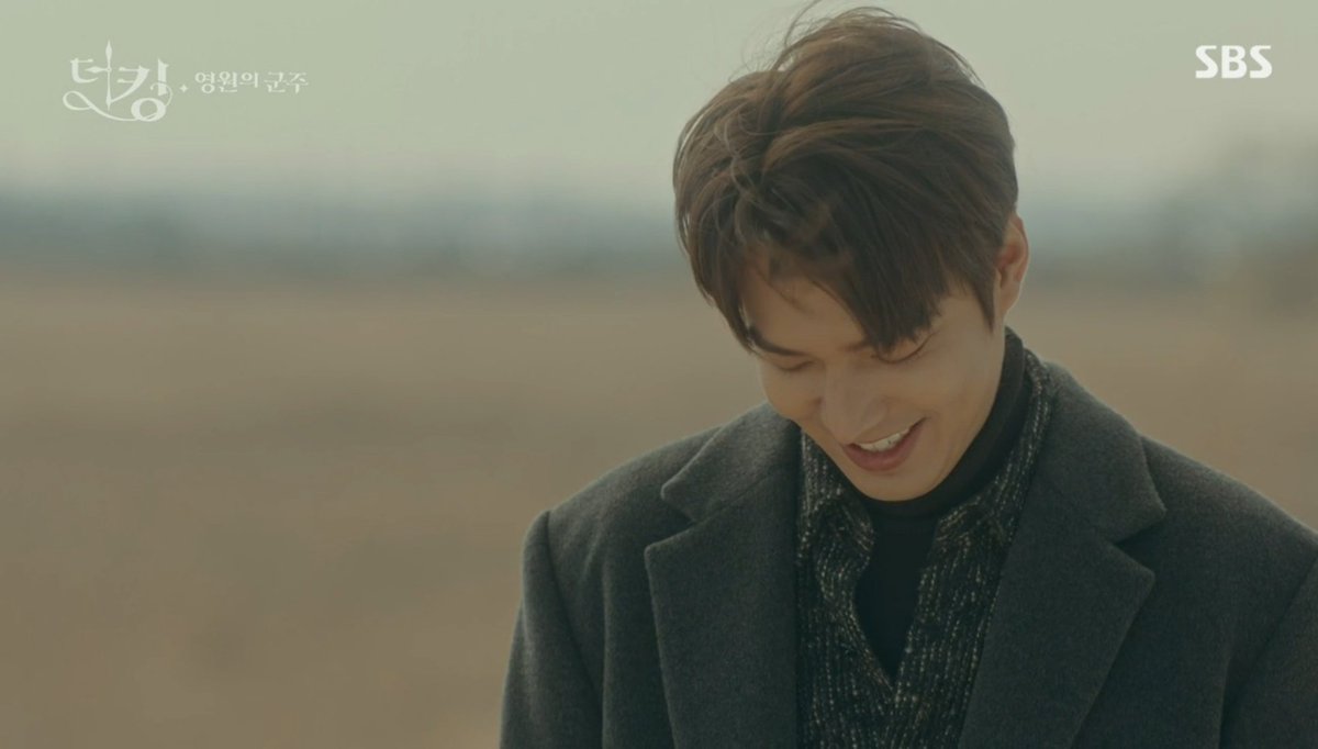 i just love the way how he bends his head down and smile. he looks super shy and so cute at the same time  and his cheeks uwu i just want to to pinch and kiss it  #leeminho  #TheKingEternalMonarch