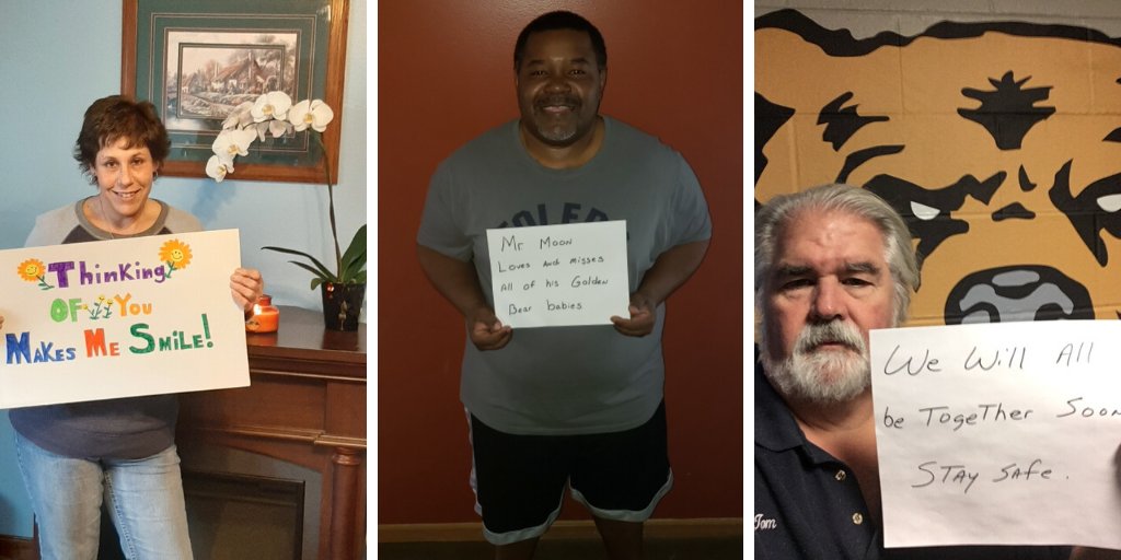 UA_Schools's tweet photo. As our students wrap up the school year, so many of our @UA_Schools Classified staff members want you to know just how much they miss seeing you every day and hope to see you in the fall! Look for more photos tomorrow! #StartWithHeart #ServeLeadSucceed #GoBears https://t.co/OSQv6qwN0P
