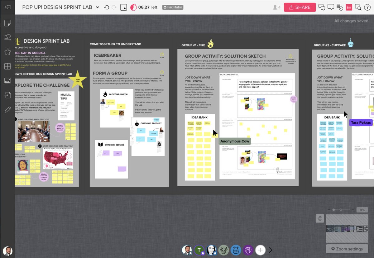 createand_co's tweet image. Interested in working on a community challenge while doing it remotely? Want to spice up your workshops with virtual installations? Join us for our 2nd POP UP! Design Sprint Lab. Lab topic: Environmental Sustainability #designsprints #remoteworkshops RSVP: bit.ly/popup-environm…