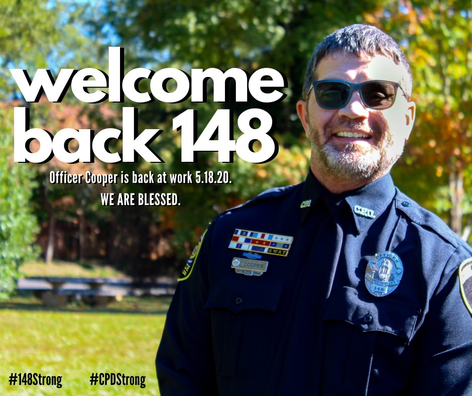 RealDDP's tweet photo. #Inspiration! Officer Matt Cooper #OWNED his recovery after taking a gunshot wound to the HEAD. Despite never having to work again, he’s back serving his community. #INTEGRITY. #DEDICATION. He let nothing stand in his way of being #PositivelyUnstoppable💎DDP
#148Strong #CPDStrong https://t.co/XBW6LQyDd1