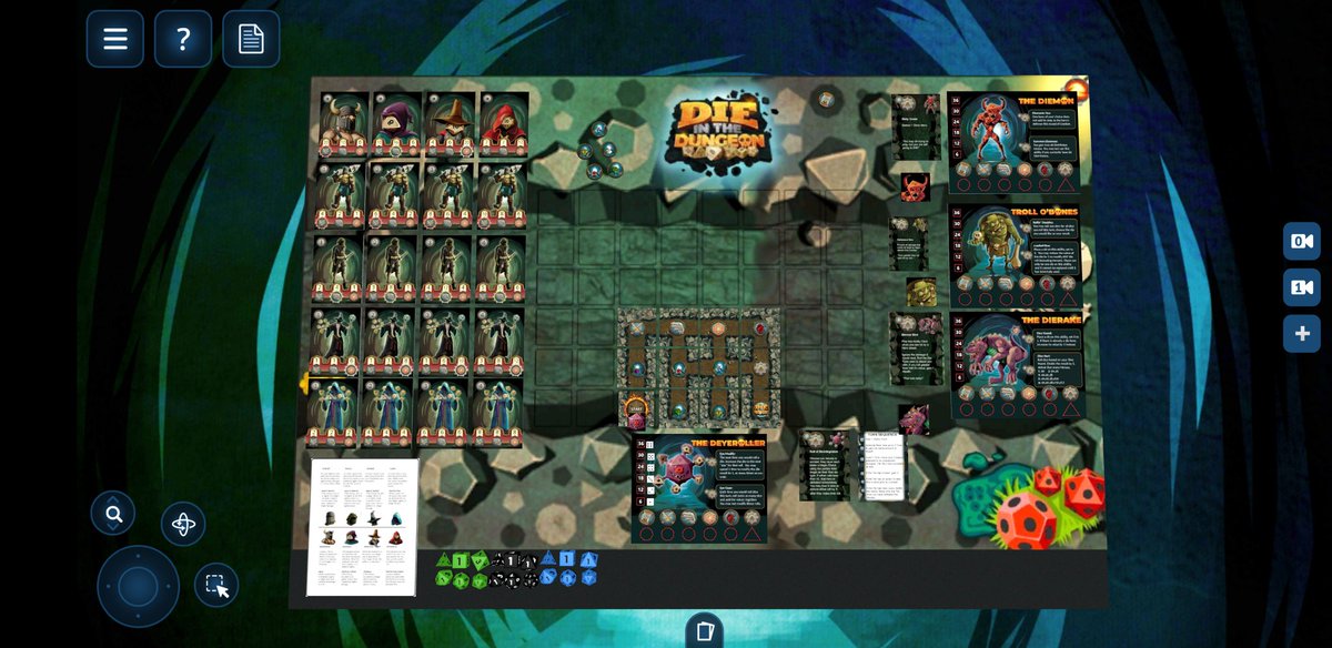 DiEinthe's tweet photo. Anyone here use Tabletopia on Mobile? If so... DIE in the Dungeon! can now be played in the Mobile App... And it no longer crashes!!!
Training Dungeon: Q763RE
Level 1 Dungeon: VJIRCY
3D miniatures viewer: N572CM
2 Player game setup: VQMP7V
#tabletopia #boardgames https://t.co/KHc8VMqXcR
