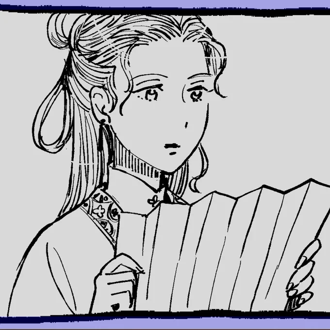 呉藍滌さま、だいたい宗三左文字と思って描いてる 