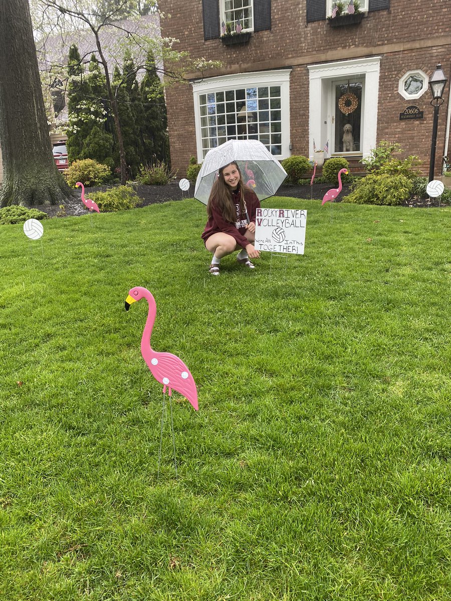 MadieShoaf's tweet photo. I’ve been flocked!! Miss everyone!! @rrvpa @RRHSVBALL https://t.co/5iPp6sS3FV