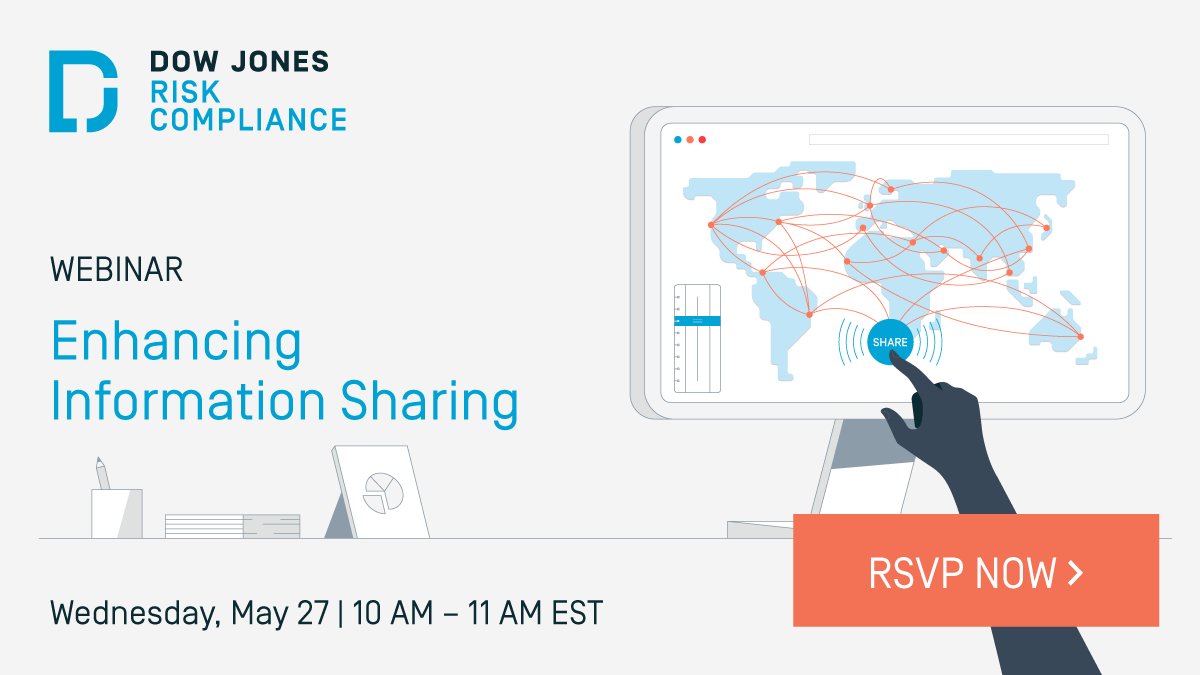 DJCompliance's tweet image. How can adopting innovative technologies help financial institutions guard against threats related to #financialcrime? Register now for our May 27th #webinar: bit.ly/368apl0