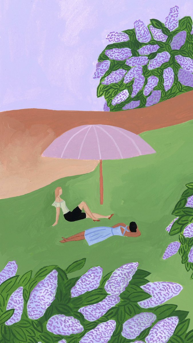 IsabelleFeliu's tweet image. Le temps des lilas 💜