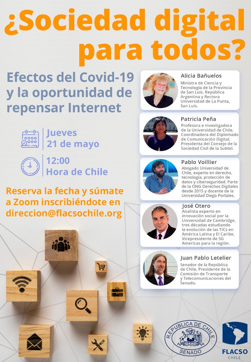 aliciabanuelos's tweet photo. Rodrigo Ramirez, viceministro de telecomunicaciones de la Presidenta Bachelet, me invitó al debate para instalar el acceso a Internet como derecho humano y como un servicio público... participaré el próximo 21/5 de esta teleconferencia. @SanLuisGob1 @alberto_rsaa https://t.co/MGADcsCaNu
