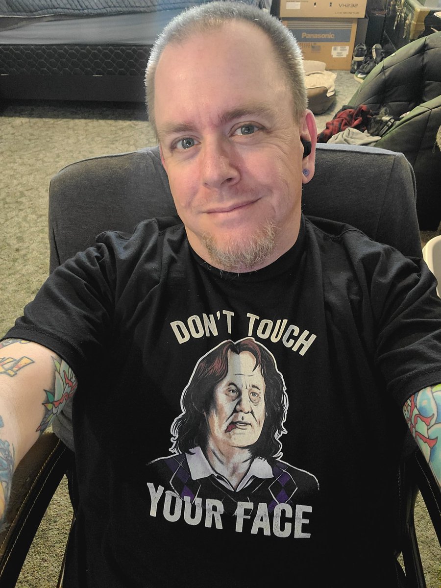 NotYourTC's tweet photo. Heed Bill's warning...Don't Touch Your Face!!
.
#unedited #unfiltered #blueeyes #handsomedevil #inked #inkedlife #tattooed #tattooedlife #tattoosandpiercings #punkrock #kcco #chiveon #keepcalmandchiveon #zombieland #billfuckingmurray https://t.co/CodjqitIyl
