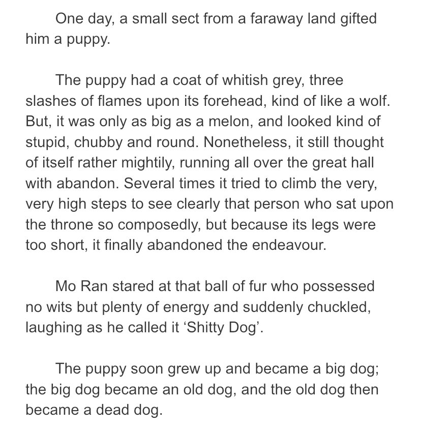 HELP GHE AMOUNT OF EMOTIONS I WENT THRU READING THIS AND ITS NOT EVEN AN ANGSTY PART PLEASE I WAS LIKE WOW DOES HE HAVE A DOG PAL LIKE FAIRY THAT FOES AROUND WITH HIM ON ADVENTURES AND THEN THE DOG IW FUCJINF DEAD